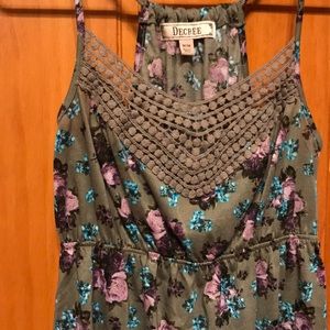 cute floral tank